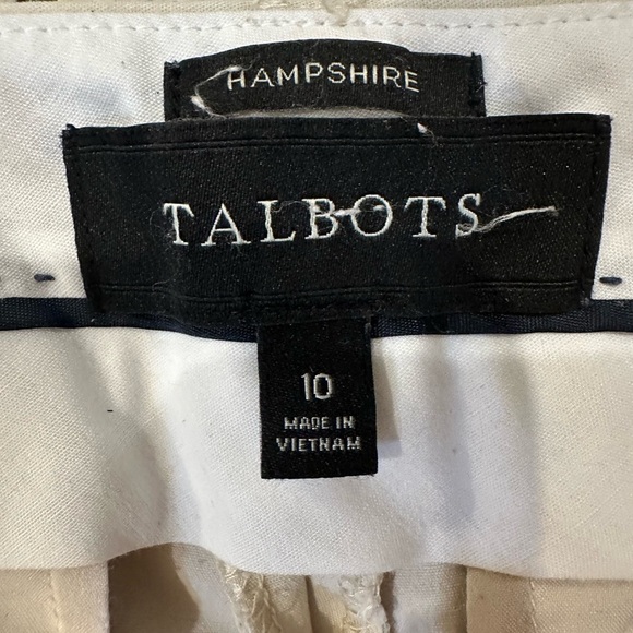 Talbots Hampshire cropped Pants Size 10 - Picture 2 of 6